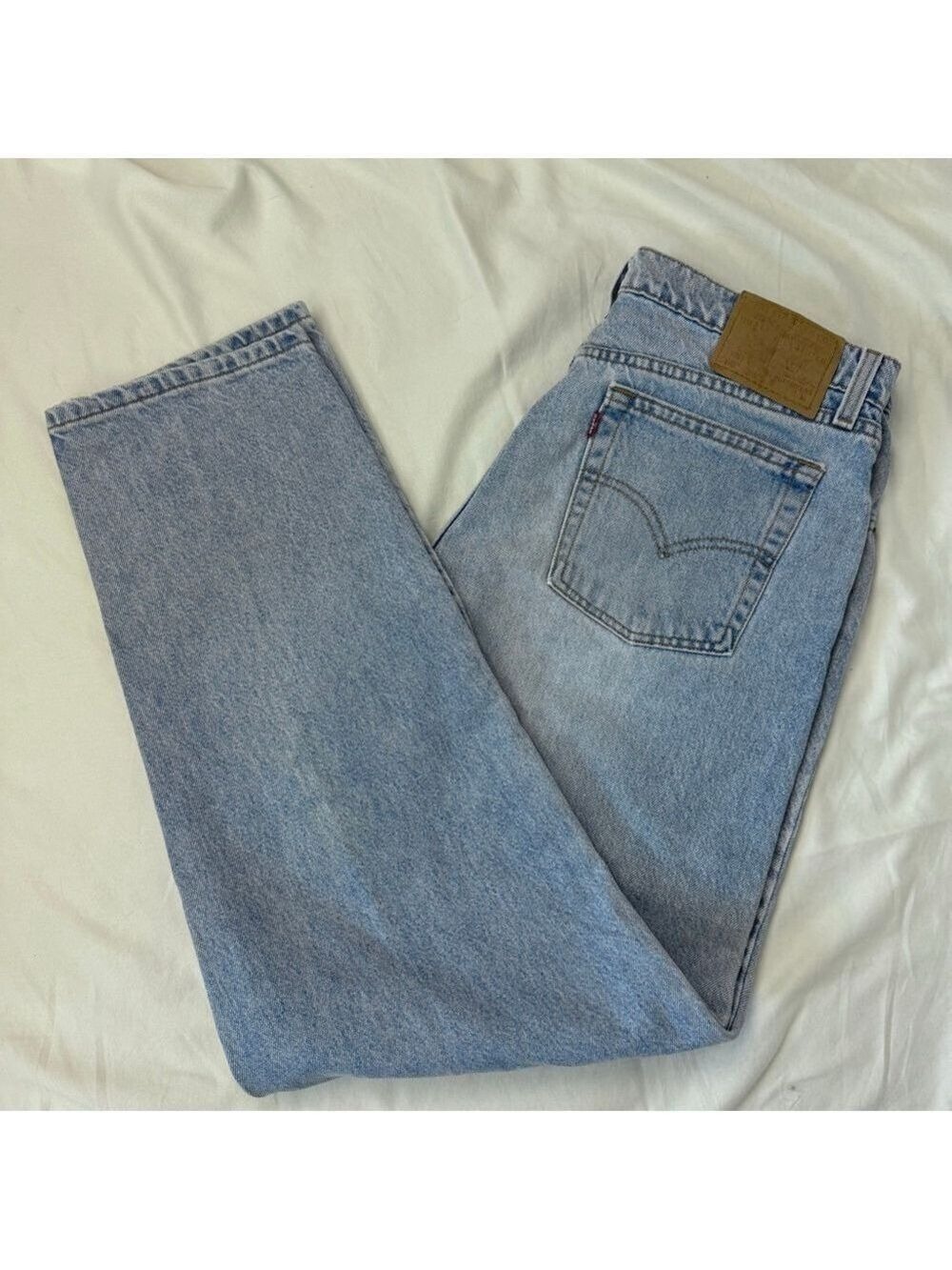 Y2K Vintage 560 Levi's Blue Jeans Loose Fit Straight Leg High Rise Women's 14